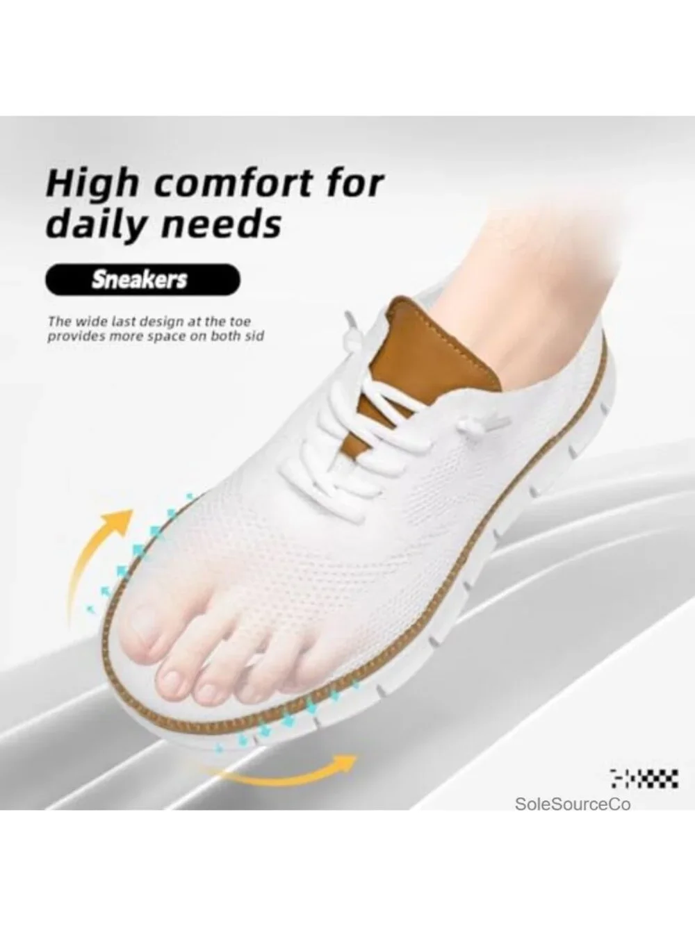 Men's Mesh Oxfords Memory Foam Lightweight Casual Dress Shoes